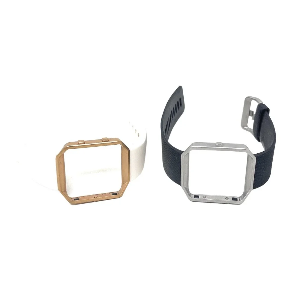 Fitbit Blaze Frame and Band Set Unisex OS Black Silver Rose Gold Stainless Steel